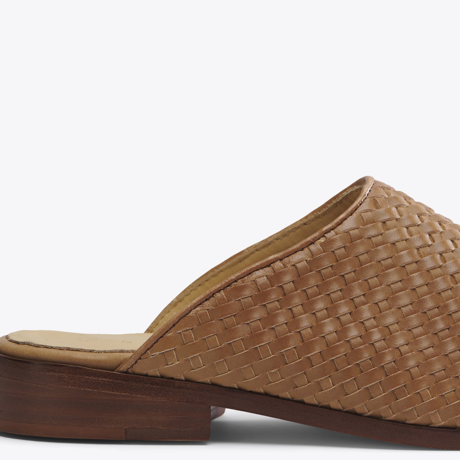 Ama Woven Mule Woven Almond