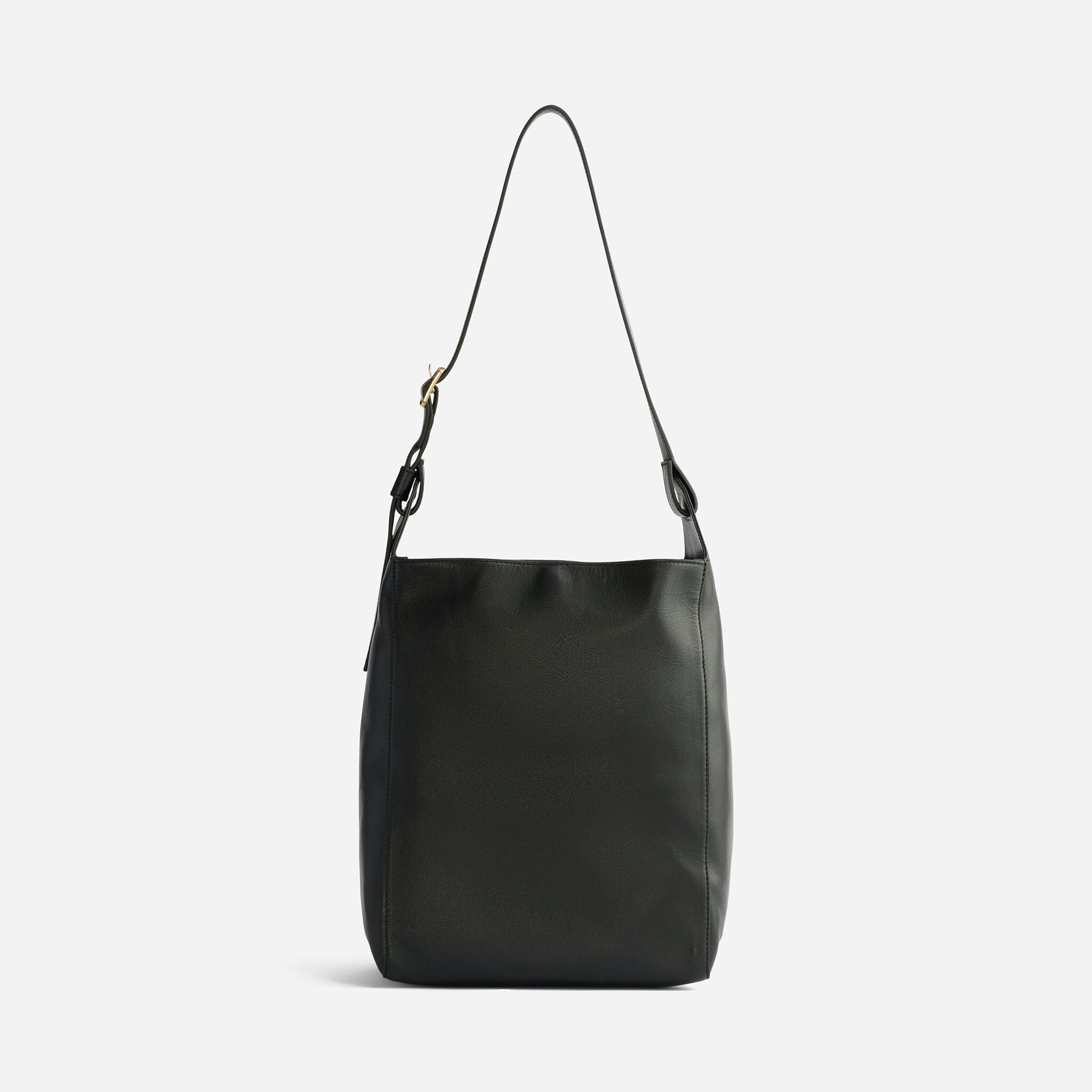 Black Leather Crossbody Bag Hobo Bag Shoulder Purse Caryall -  UK
