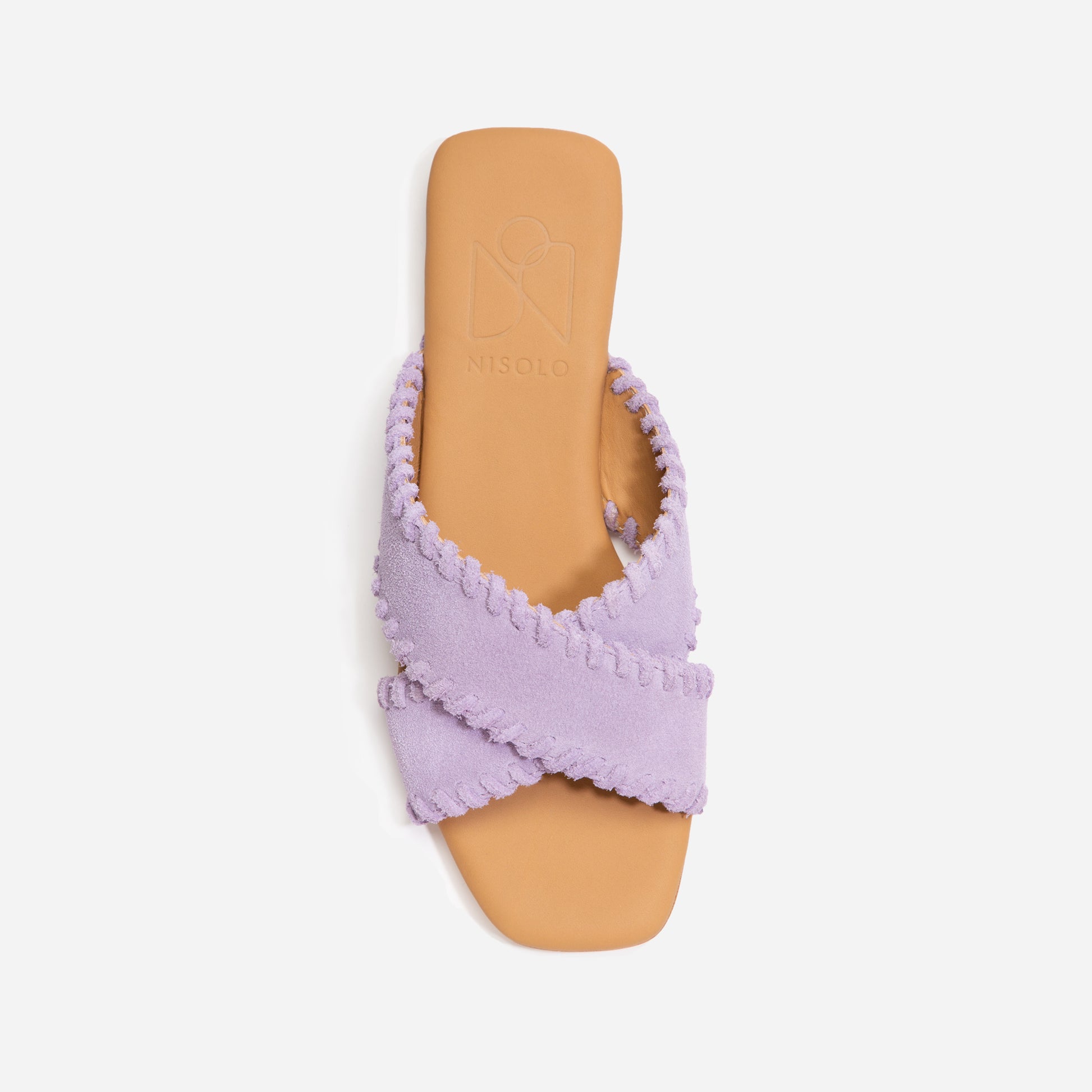 Catalina Sandal Whipstitch Lilac