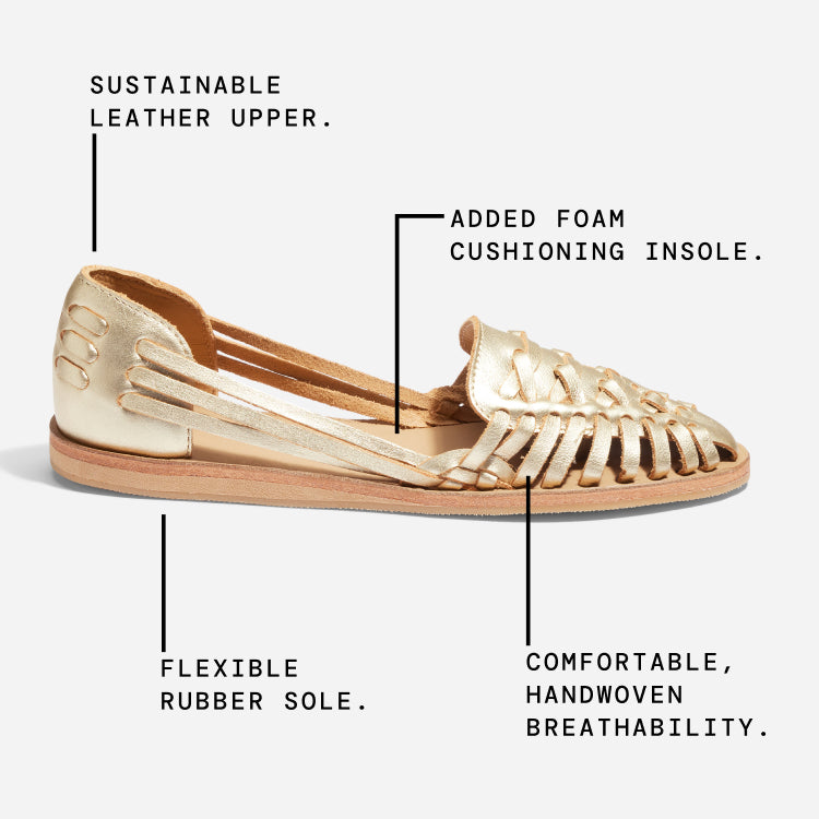 Women's Huarache Sandal 2.0 Gold