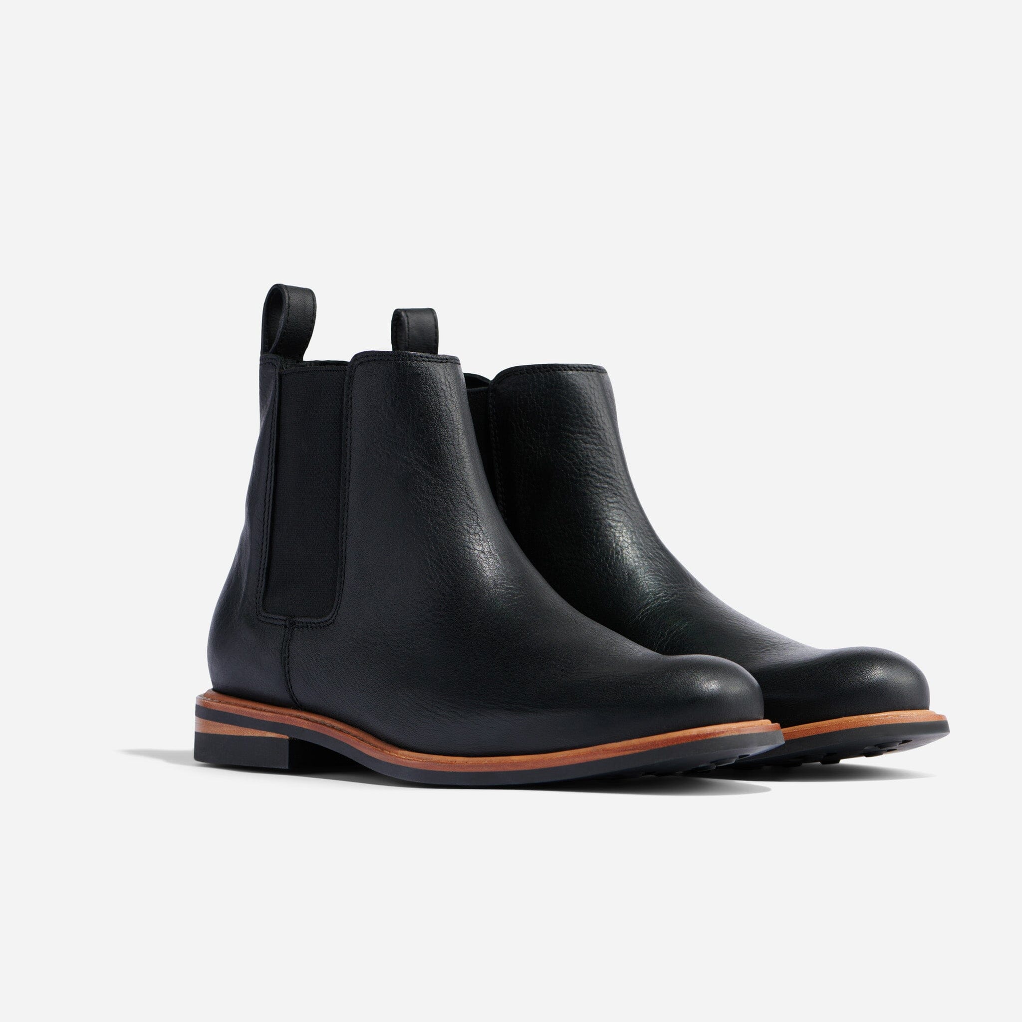 Mens black leather chelsea boots sale uk