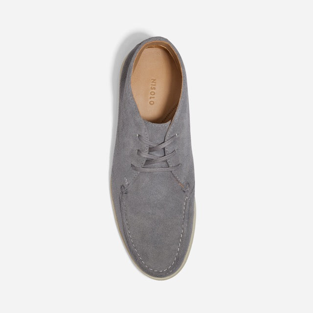 Drew Chukka Grey Suede