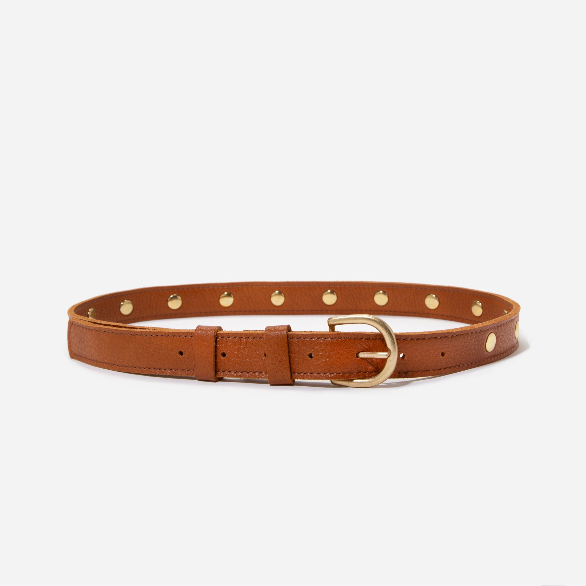 Noemi Studded Belt British Tan