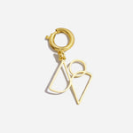 Shoe Charm Logo Icon Gold
