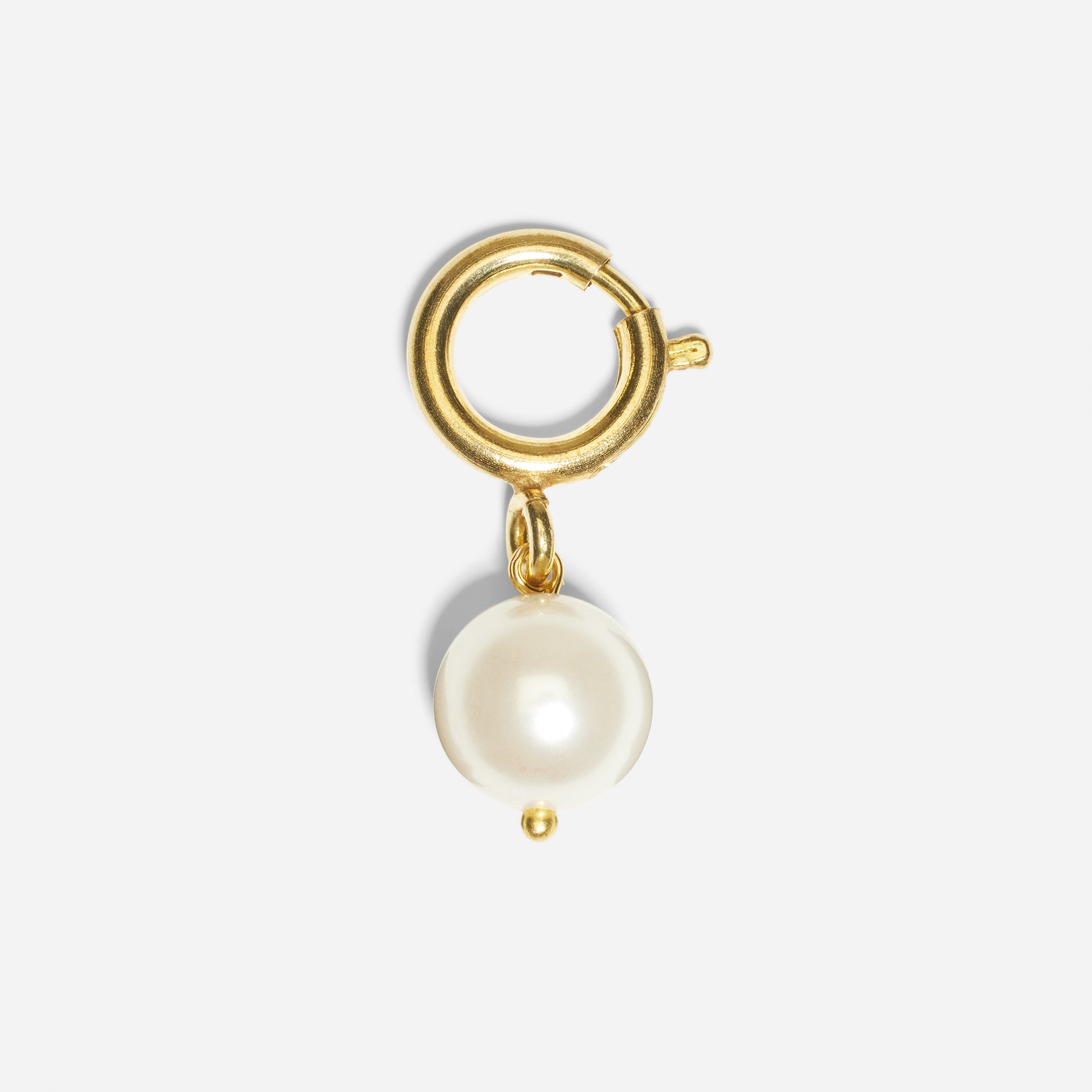 Shoe Charm Pearl Bone