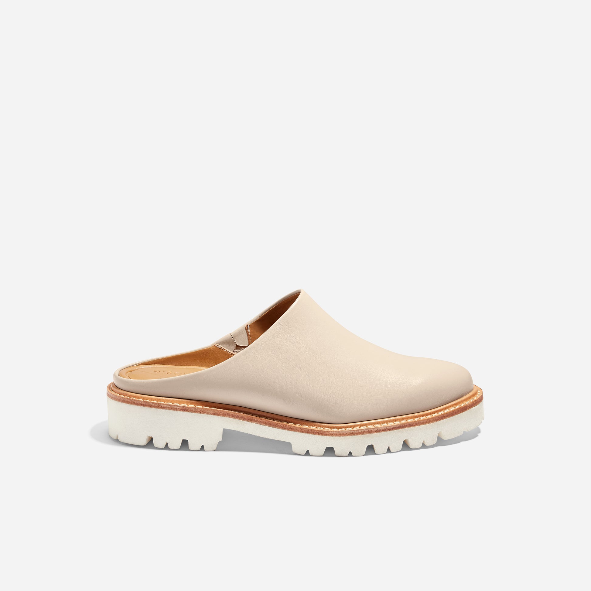 Emilee Lug Mule Bone