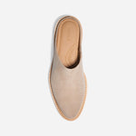 Emilee Lug Mule Linen Suede