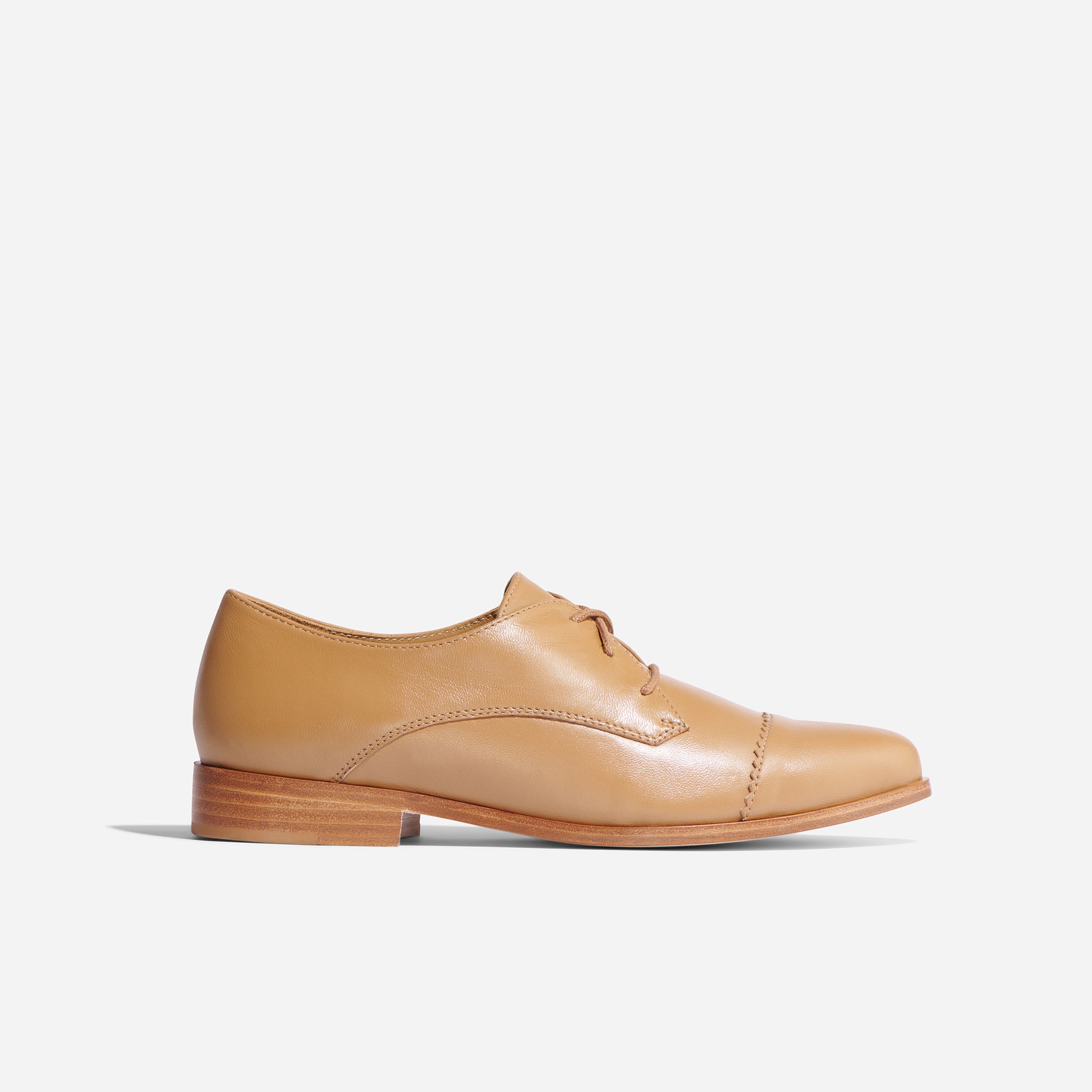 Emilia Cap Toe Oxford Almond