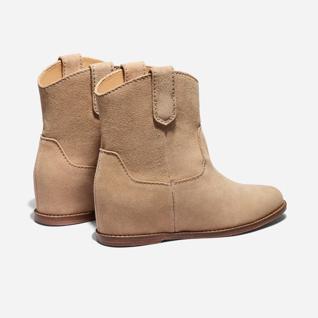 Amaya Bootie Linen Suede