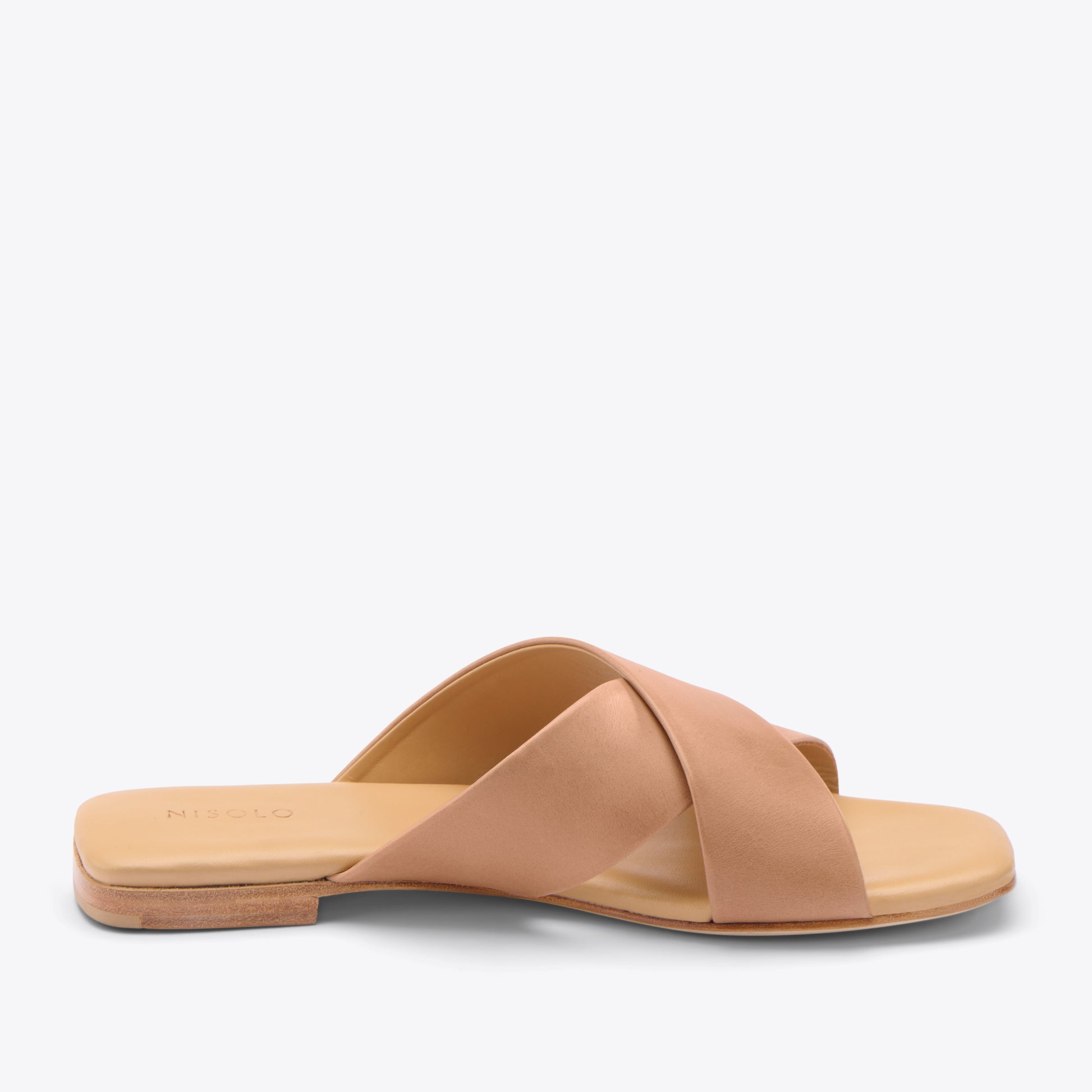 Catalina Slide Sandal Almond