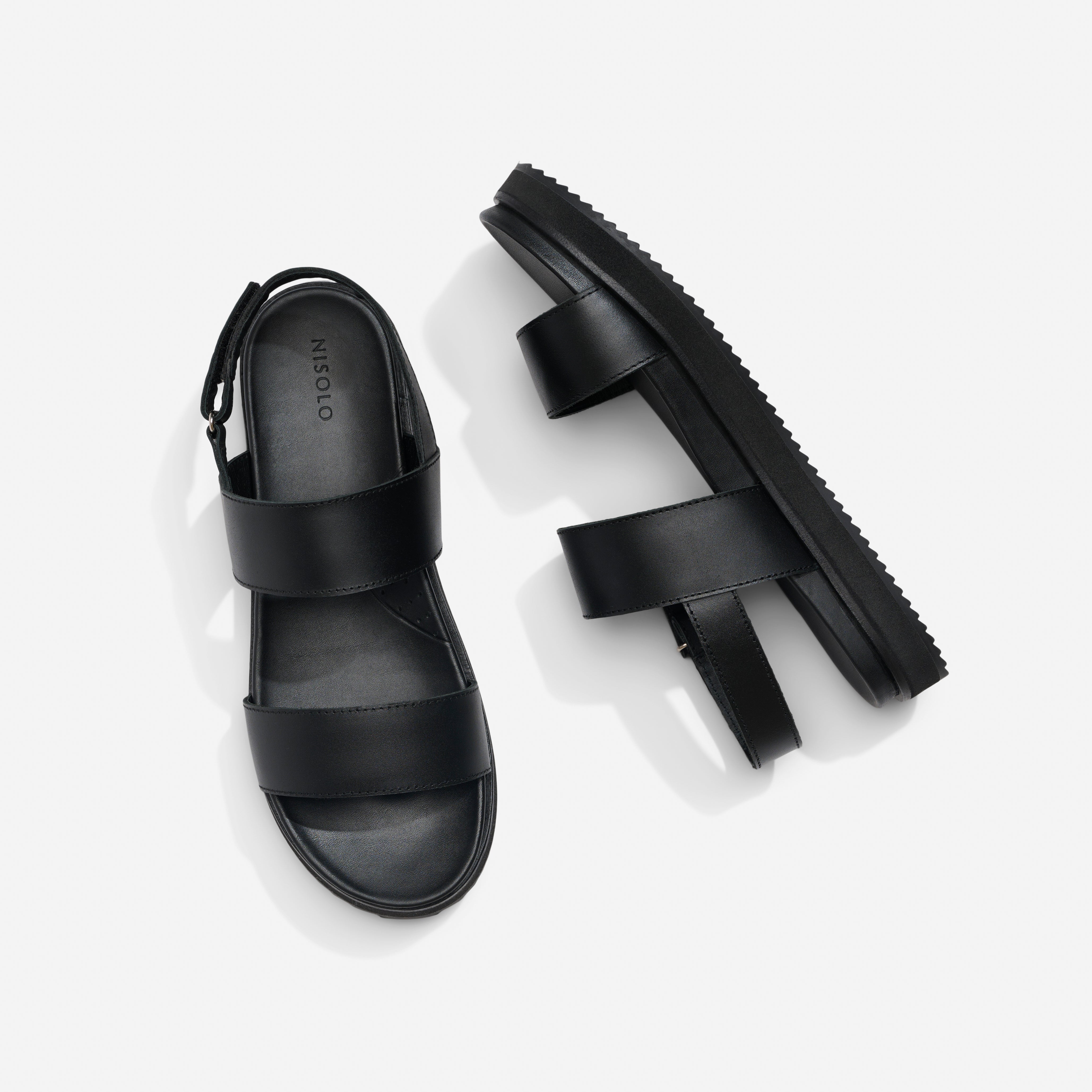 Go-To Flatform Sandal 2.0 Black/Black