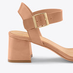 Stella Go-To Block Heel Sandal Almond