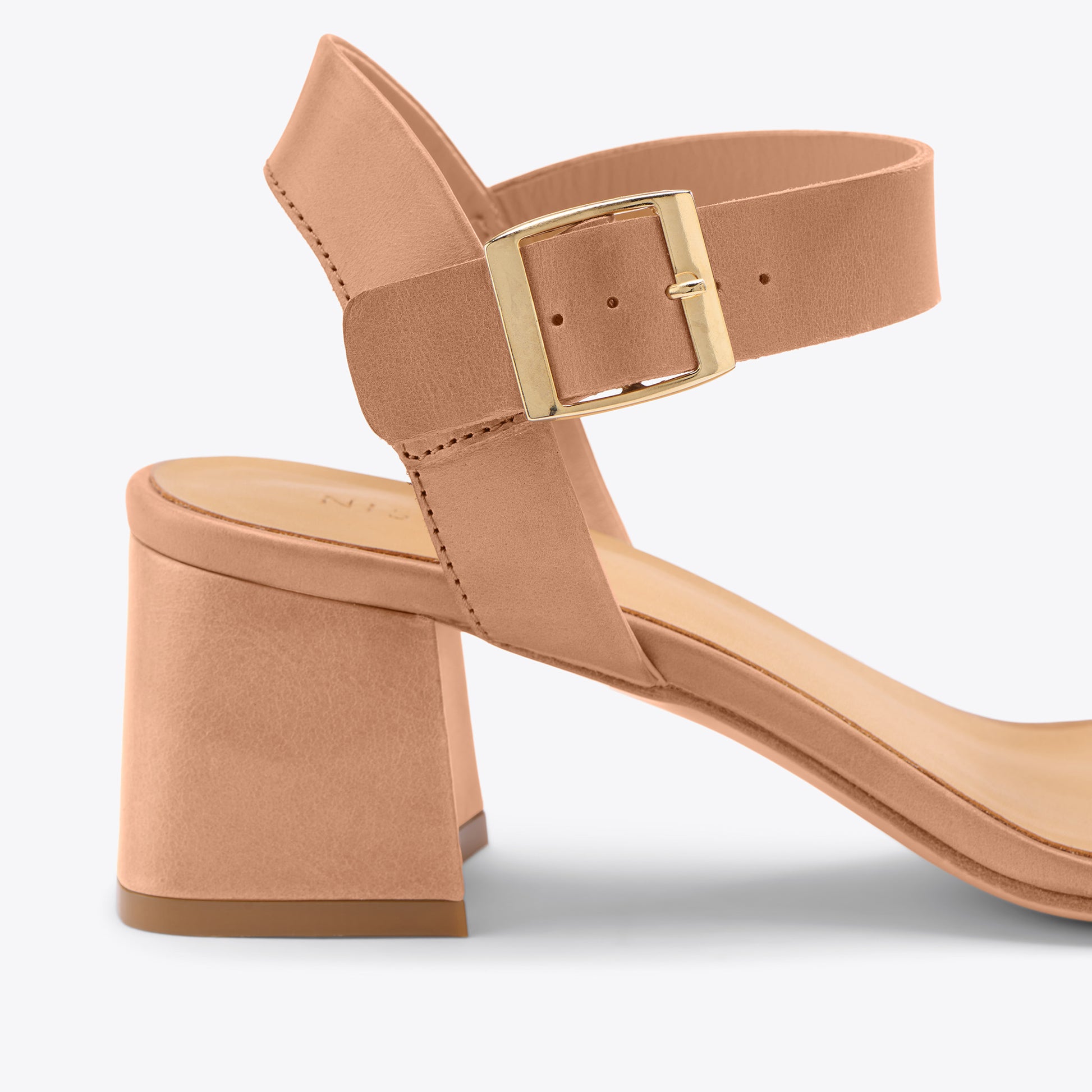Stella Go-To Block Heel Sandal Almond