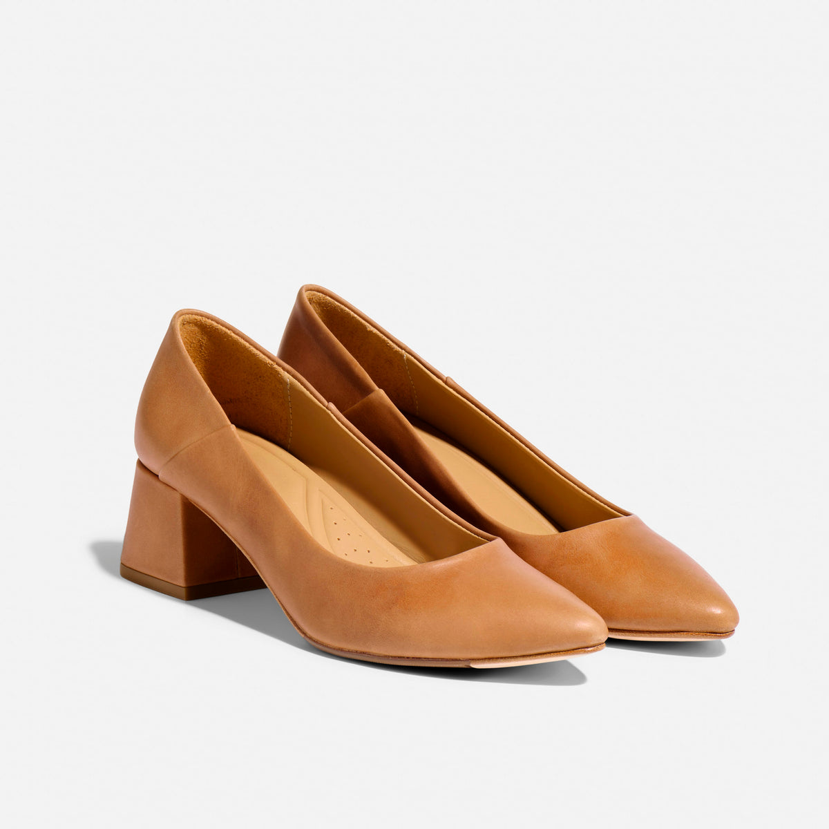 Fiorela Go To Mid Heel Caramel