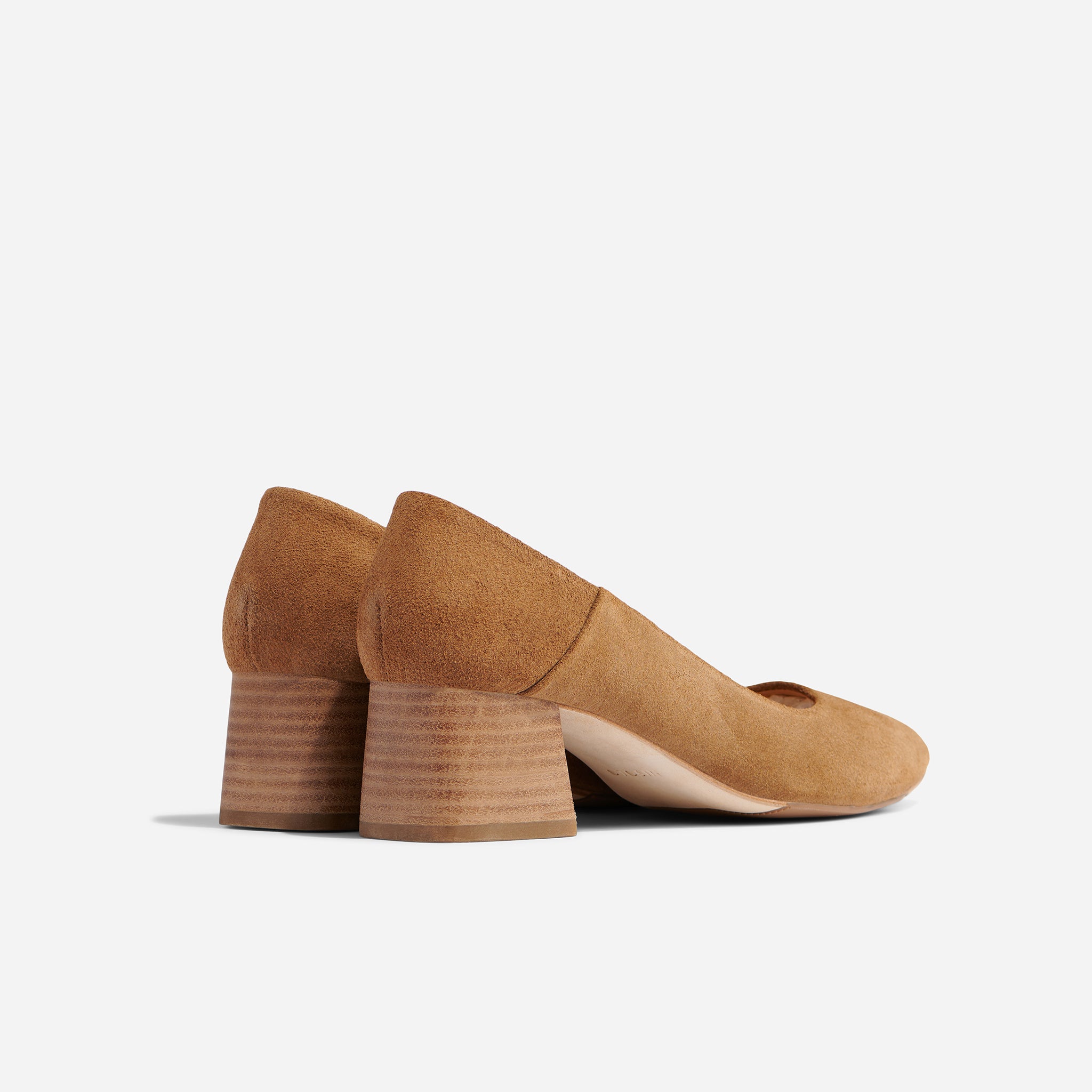 Fiorela Go-To Mid Heel Taupe Suede