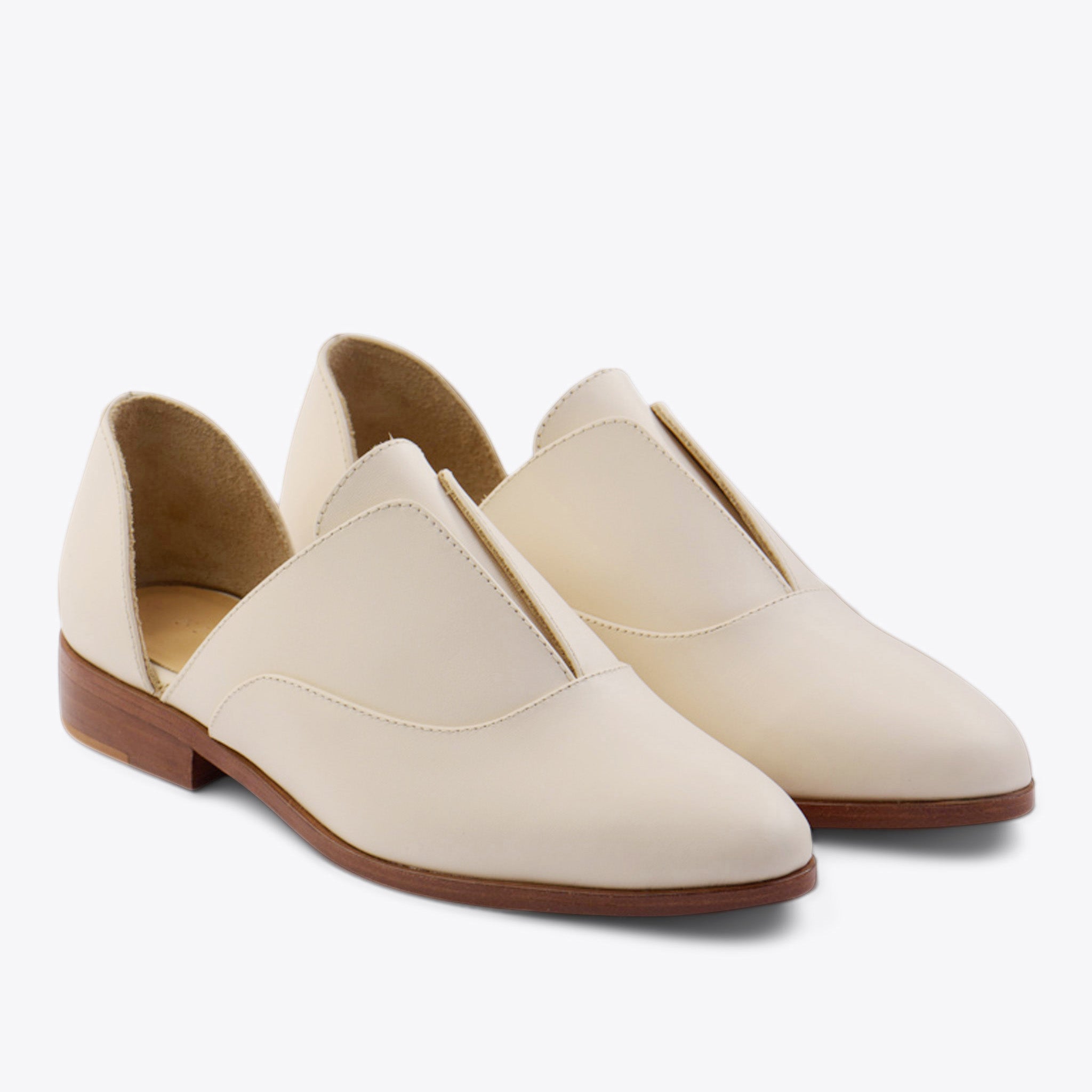 Emma d'Orsay Oxford Bone Women's Leather Oxford Nisolo 