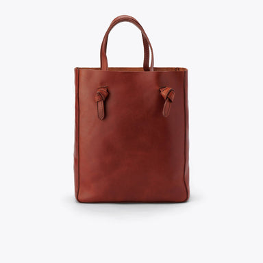 Product Image 1 of the Simone Crossbody Shopper Rosewood Leather Handbag - unlined Nisolo 