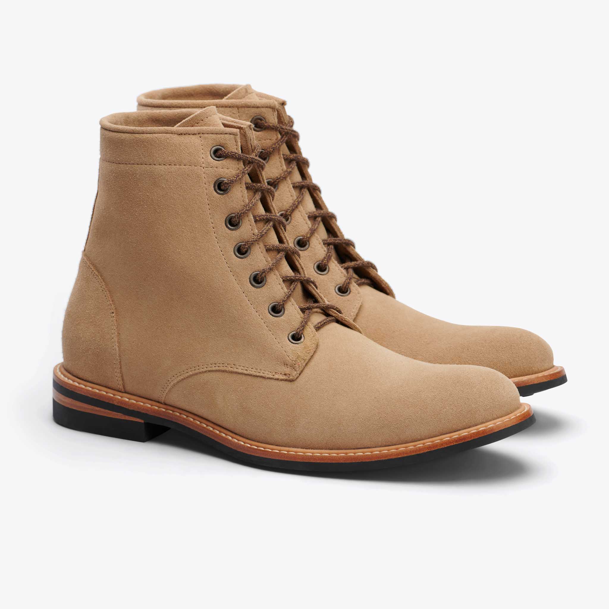 Andres All Weather Boot Stone Men's Leather Boot Nisolo 