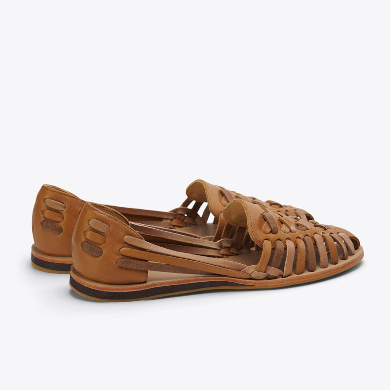 Product Image 2 Women's Huarache Sandal Saddle Brown Colorblock Nisolo Back view