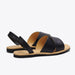 Image 2 of the All-Day Cross Strap Sandal Black