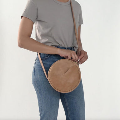 Nisolo - Carry-All Circle Crossbody Almond